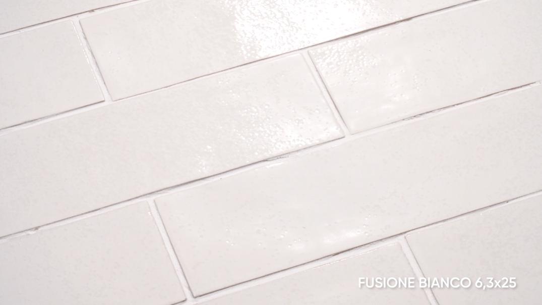 Płytka ścienna FUSIONE BIANCO 6,3x25 (3)