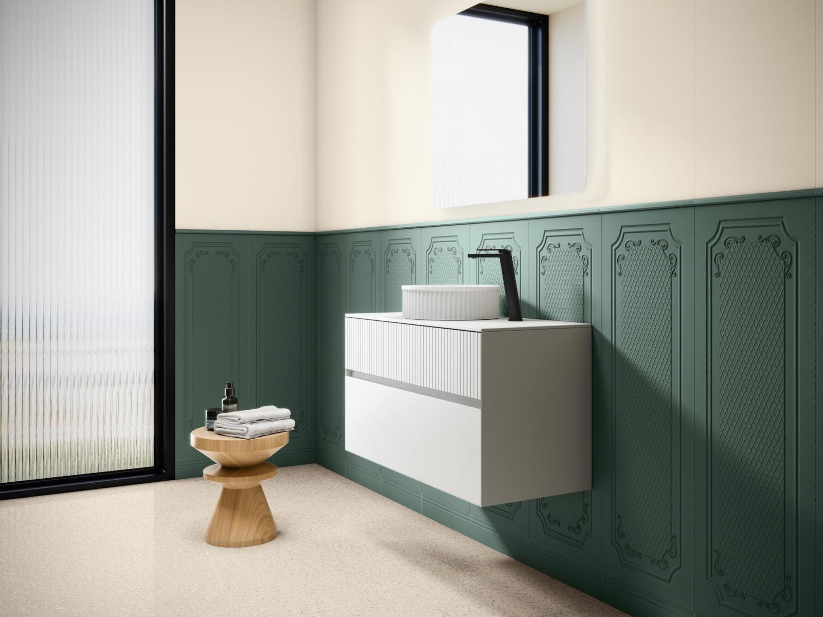 Płytka ścienna PALAZZO SPANISH GREEN 40x120 (4)