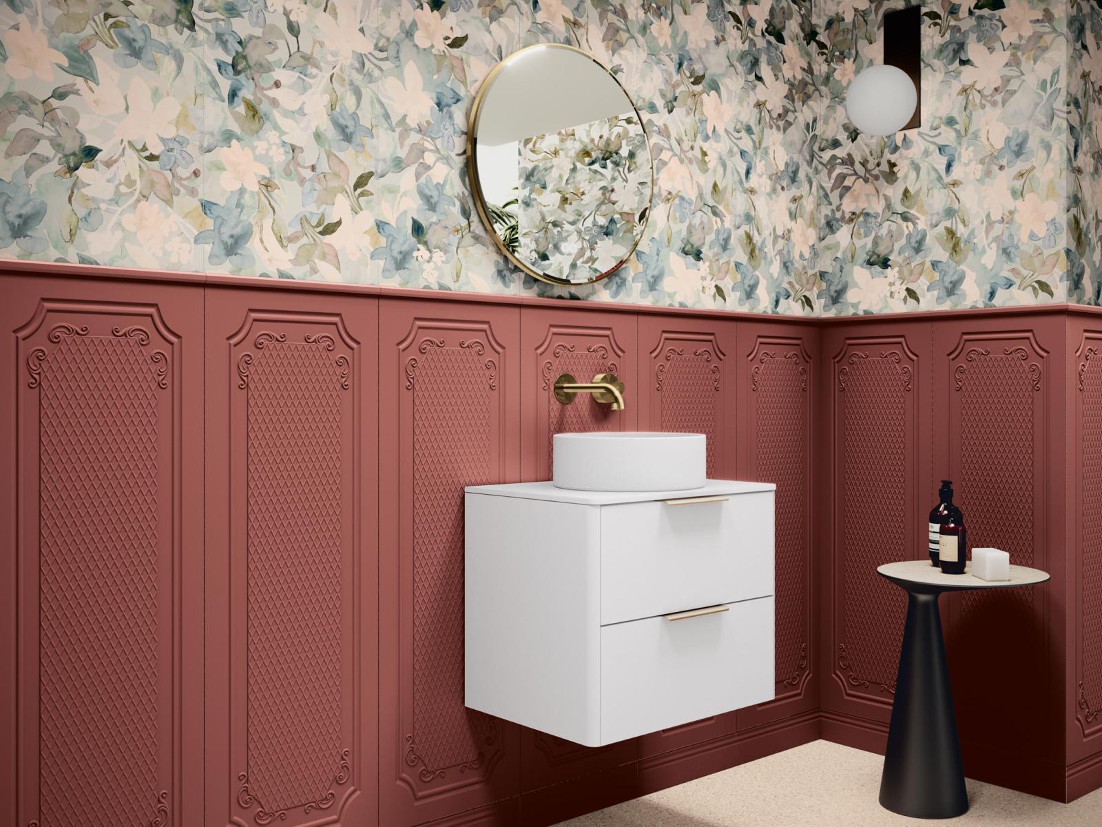 Płytka ścienna PALAZZO SPICY RED 40x120 (2)