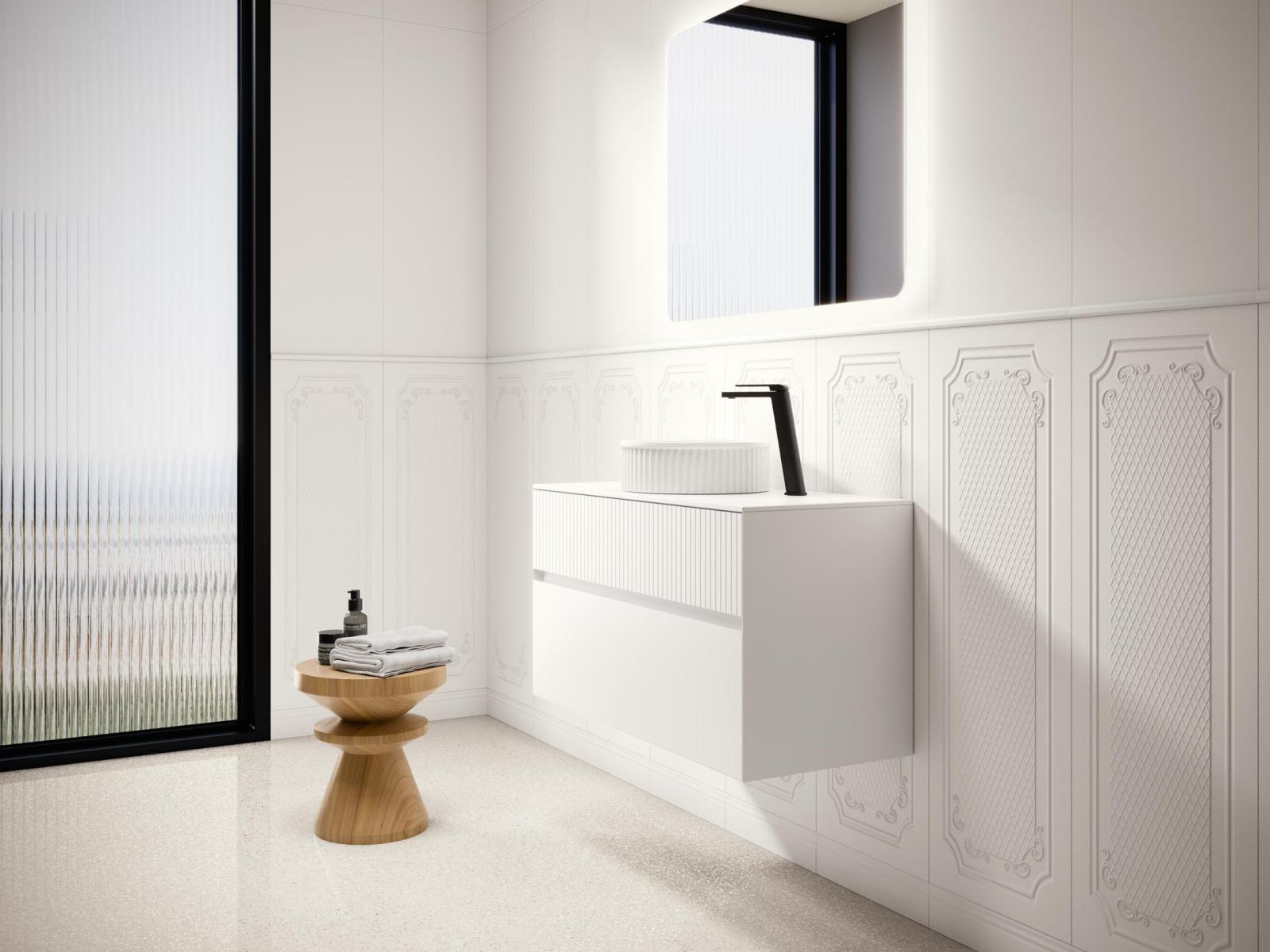 Płytka ścienna PALAZZO WHITE 40x120 (2)