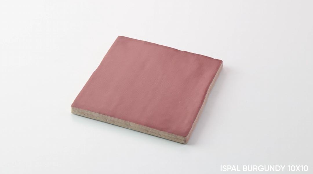 Płytka ścienna ISPAL BURGUNDY 10x10 (5)