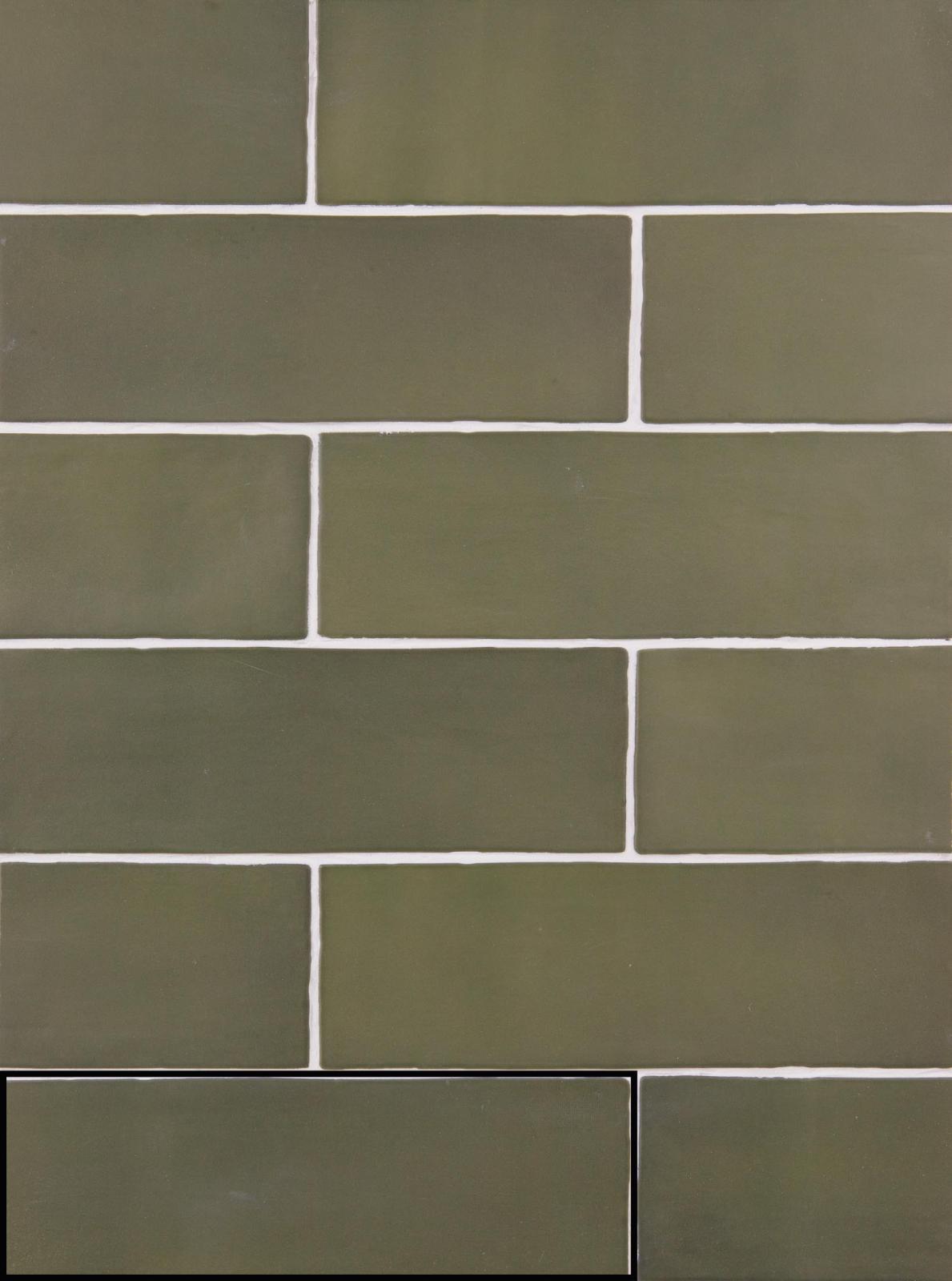 Płytka ścienna ISPAL GREEN 6,5x20 (3)