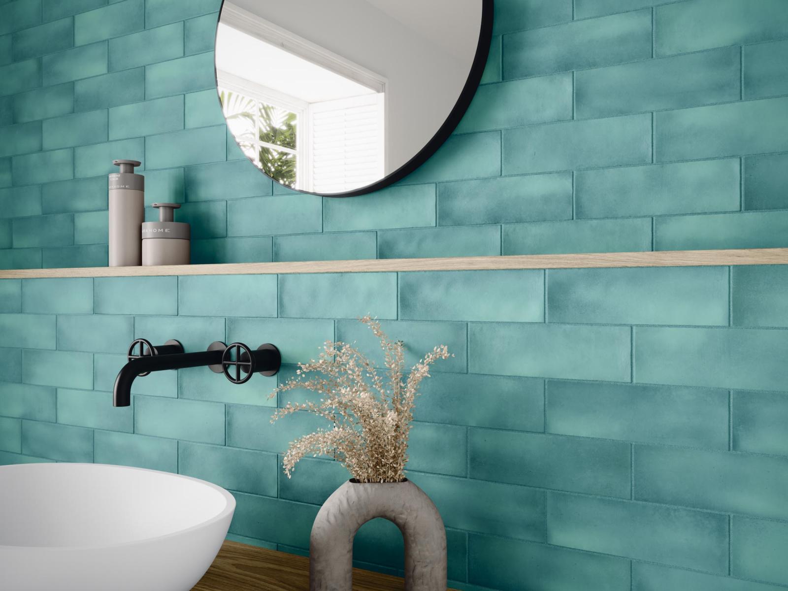 Płytka ścienna ISPAL TURQUOISE 6,5x20