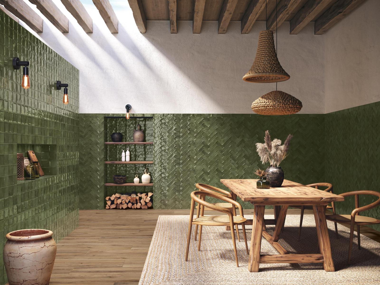 Płytka ścienna SEVILLE GREEN 6,5x20 (2)