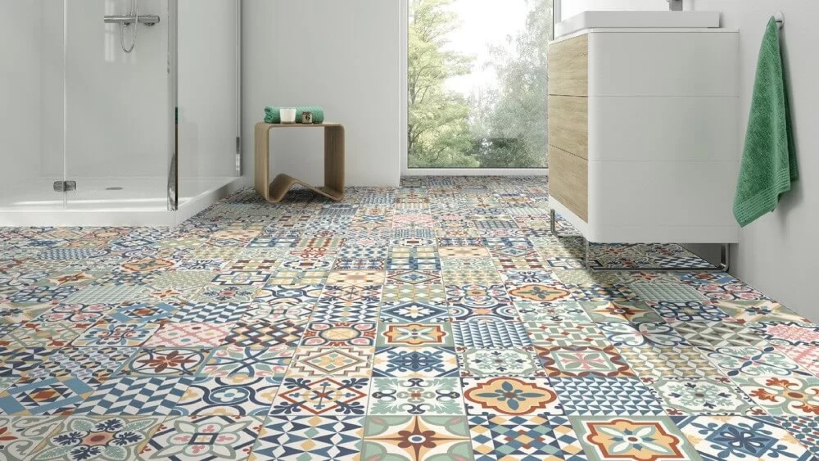 HERITAGE MIX 33,15x33,15 płytka mat imitacja patchwork (2)