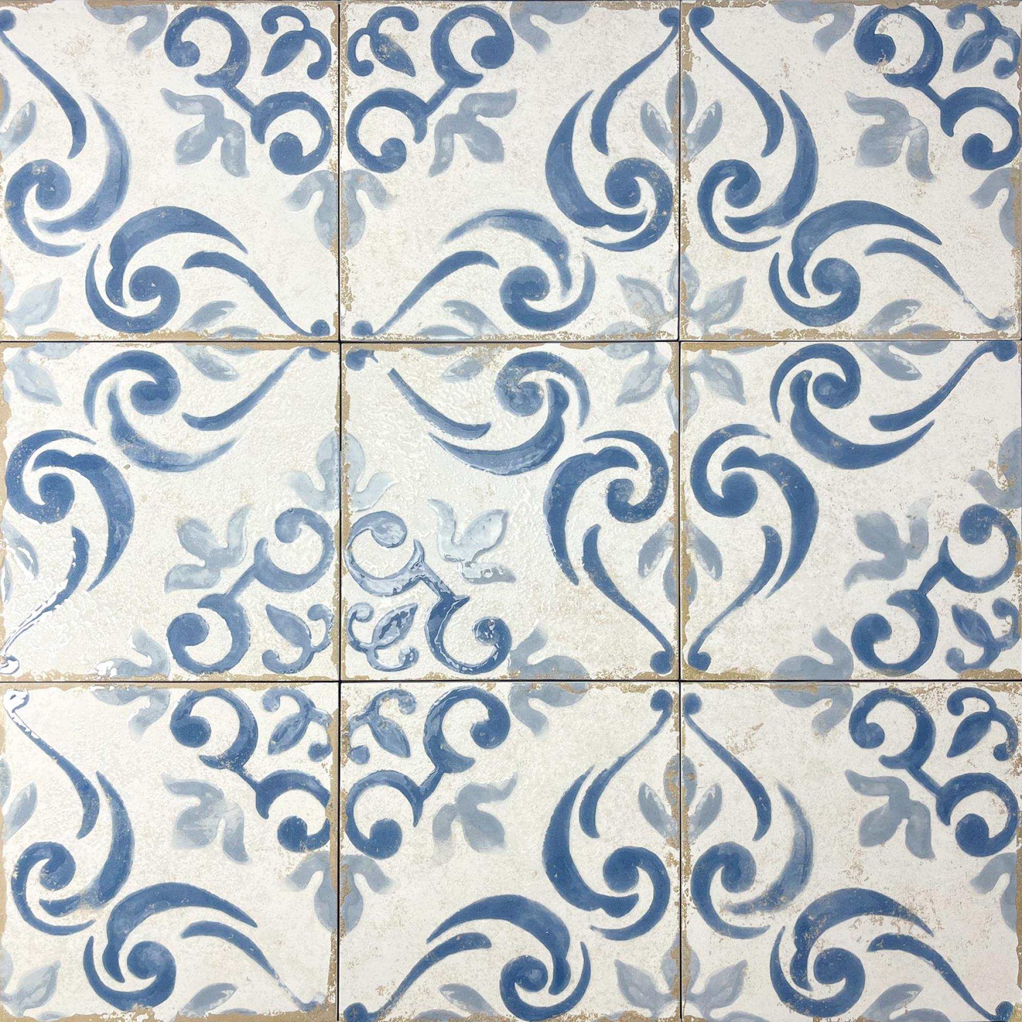 Gres BARRAQUETES AZUL 20X20 (2)