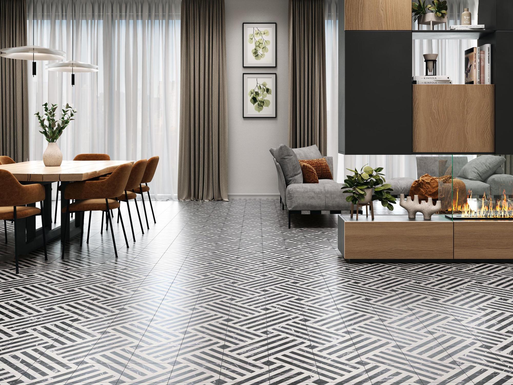 Gres GATSBY DARK 44x44