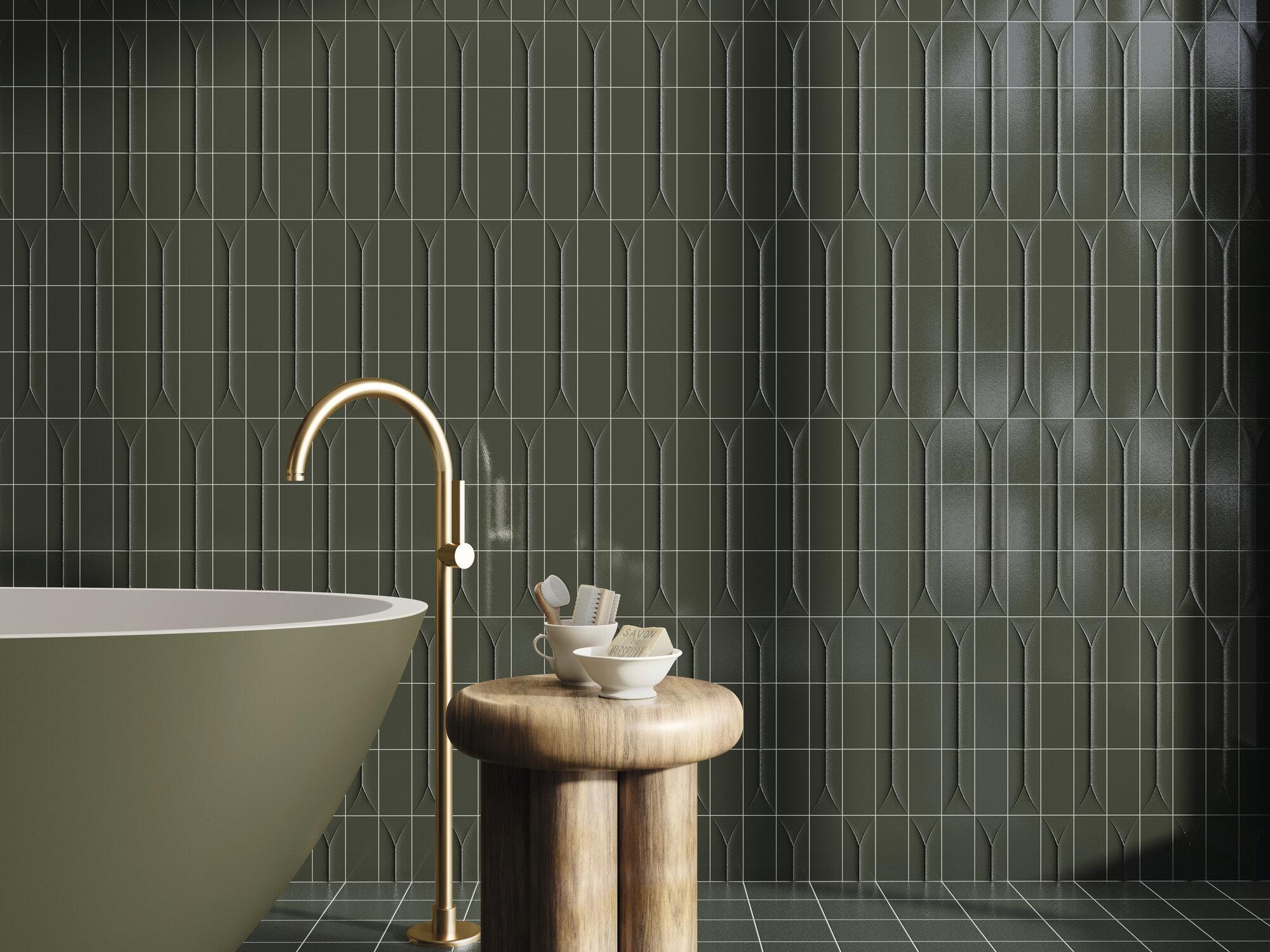 Gres ARKA FORMA GREEN 5,8X11,6 (2)