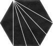 Gres Scandinavian Black Decor 15x17,3
