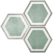 Gres PISA AQUA HEX 23x27