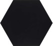 Gres ARGOS MATTE BLACK 56x48,5 płytka heksagon mat czarna