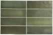 mini: Płytka ścienna MAGMA MALACHITE MATT 6,5x20 zielona cegiełka mat (1)