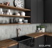Płytka ścienna MAGMA GREY STONE MATT 6,5x20 szara cegiełka mat