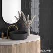 Płytka ścienna ISLAND BLACK GLOSS 6,5x20