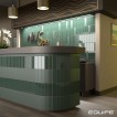 mini: Płytka ścienna COSTA NOVA LAUREL GREEN GLOSS 5x20 mała zielona cegiełka połysk (3)