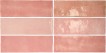 Płytka ścienna ARTISAN ROSE MALLOW 6,5x20 różowa cegiełka połysk