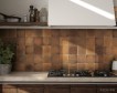 Płytka ścienna ARTISAN GOLD 13,2x13,2 złota kwadratowa cegiełka połysk