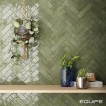 Gres TRIBECA SAGE GREEN HIGH GLOSS 6x24,6