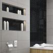 mini: Mozaika ADELAIDE MIRROR BLACK 30x30 szklana czarna lustrzana (4)