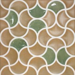 mini: Gres BARI LATTICE TERRA EMERALD 33x33 (3)