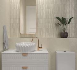 mini: Gres KIT-KAT MOSAIC IVORY GLOSSY 11,5X23,1 (3)
