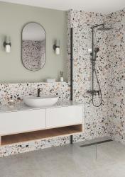 mini: Gres AZZO WHITE 60x60 płytka mat imitująca lastryko (2)