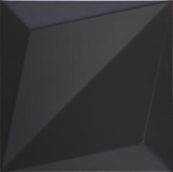mini: Płytka ścienna ORIGAMI BLACK 25x25 (1)