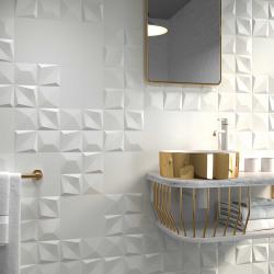 mini: Płytka ścienna MULTISHAPES WHITE 25X25 (2)