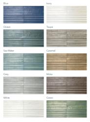 mini: Gres IRIDESCENT 3D HUMP WHITE 4,8x45 (4)