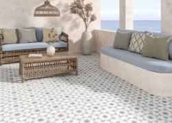 mini: Gres DOHA BLUE FLOWER SP 22,3x22,3 (2)