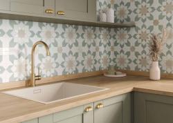 mini: Gres DOHA GREEN FLOWER SP 22,3x22,3 (2)