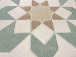 mini: Gres DOHA GREEN FLOWER SP 22,3x22,3 (3)