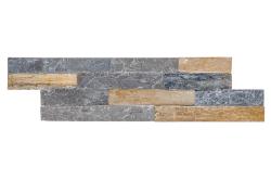 mini: Kamień naturalny elewacyjny SLATE GREY MIX YELLOW 10x35 (6)