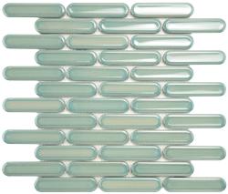 mini: Mozaika BISCARE ROYAL LIGHT GREEN GLOSS 30,6x30,2 (1)