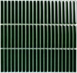 mini: Mozaika RITMA MINI GREEN GLOSS 28,4x29,6 (1)