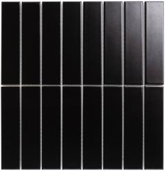 mini: Mozaika RITMA BIG BLACK MAT 29,5x28 (1)