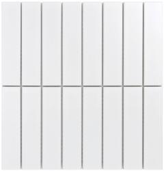 mini: Mozaika RITMA BIG WHITE MAT 29,5x28 (1)