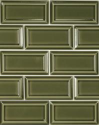 mini: Płytka ścienna HAMPTONS ORIENT VICTORIAN GREEN CRACKLED 6,5X13 (3)