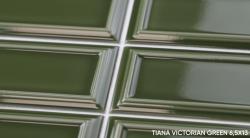 mini: Płytka ścienna HAMPTONS TIANA VICTORIAN GREEN 6,5X13 (4)