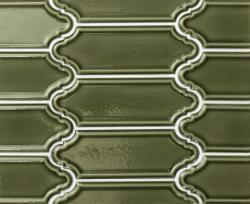 mini: Płytka ścienna HAMPTONS MECOX VICTORIAN GREEN CRACKLED 5X15 (3)