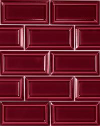 mini: Płytka ścienna HAMPTONS ORIENT CHERRY CRACKLED 6,5X13 (3)