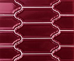 mini: Płytka ścienna HAMPTONS MECOX CHERRY CRACKLED 5X15 (2)