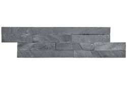 mini: Kamień naturalny elewacyjny SLATE BLACK 10x35 czarny (1)