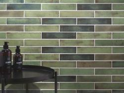 mini: Płytka ścienna NAUTALIS GREEN BRILLO 5x25 (2)
