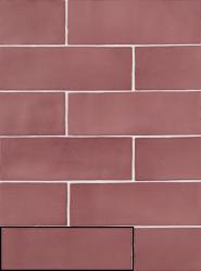 mini: Płytka ścienna ISPAL BURGUNDY 6,5x20 (3)