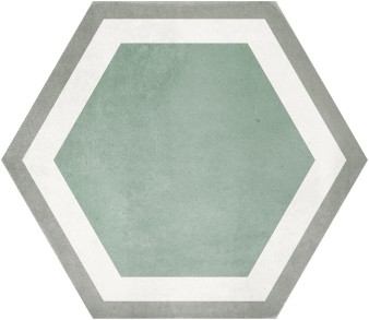 Gres PISA AQUA HEX 23x27