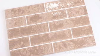 Płytka ścienna PUKKA PALE ROSE 6,4X26