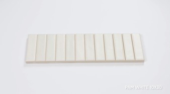 Płytka ścienna PAM WHITE 10X30 mat