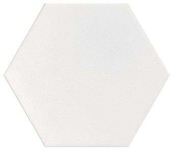 Gres ARGOS WHITE LAPATO 56x48,5 płytka heksagon biała