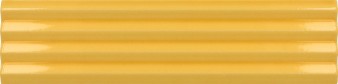 Płytka ścienna COSTA NOVA PRAIA YELLOW GLOSS 5x20 strukturalna żółta cegiełka połysk